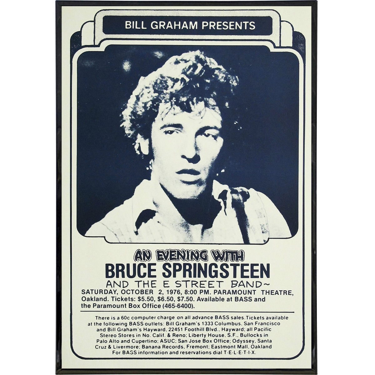 An Evening with Bruce Springsteen Poster Print | The Original