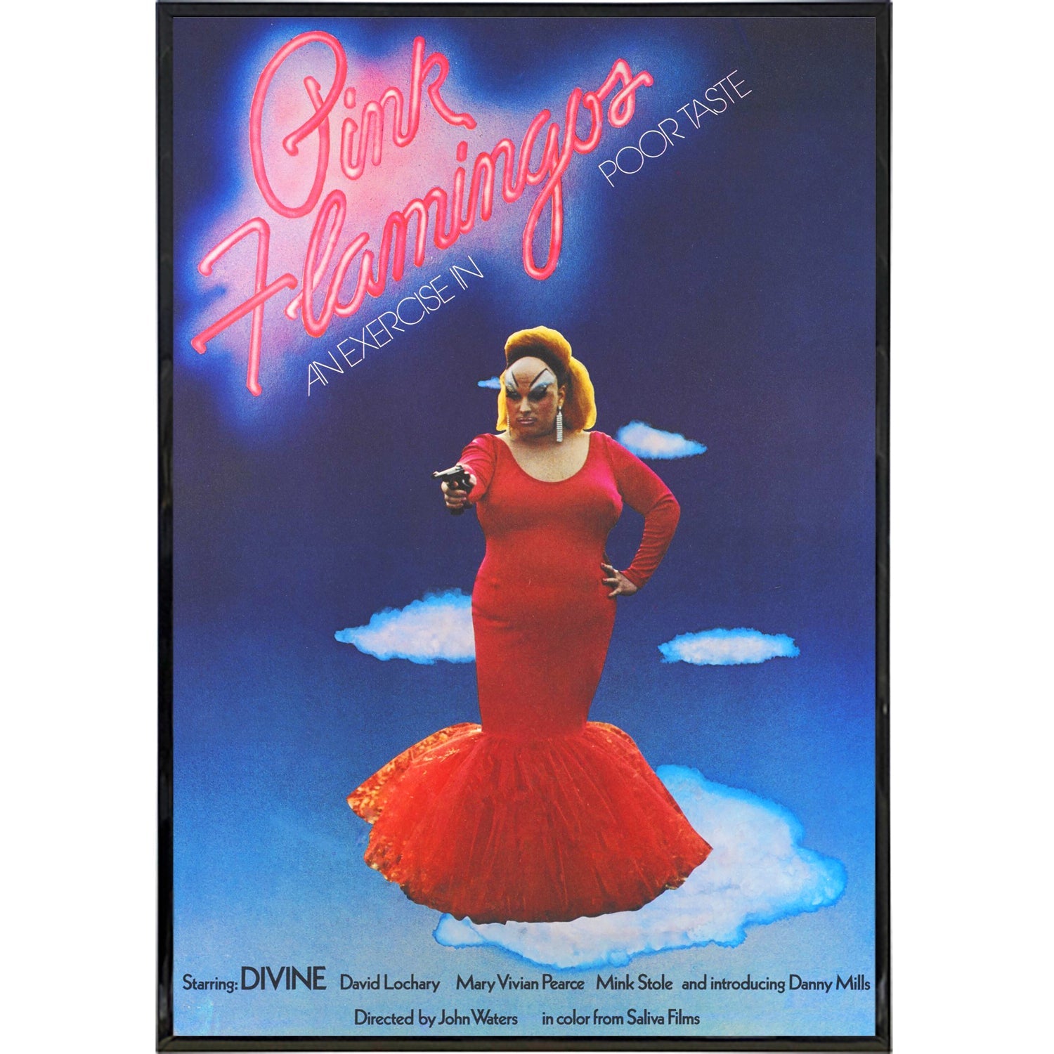 divine pink flamingos dress Pink Flamingos 1972 Film Poster Print – The Original Underground