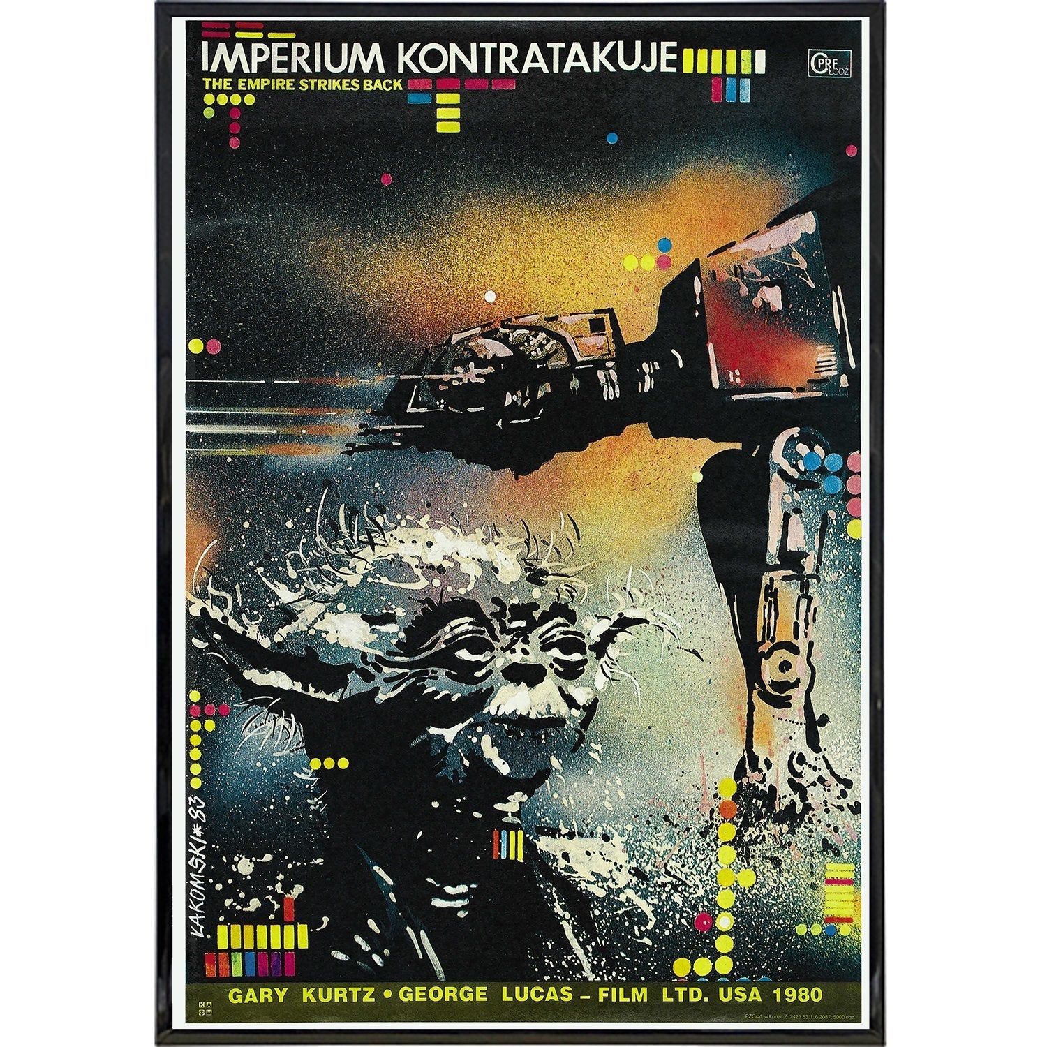 Polish Empire Strikes Back Poster | Rare Sci-Fi Print – The