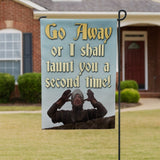 Go Away or I Shall Taunt You Garden Flag - The Original Underground
