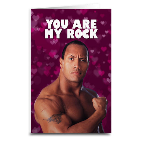 Dwayne Johnson "You're My Rock" Card - The Original Underground