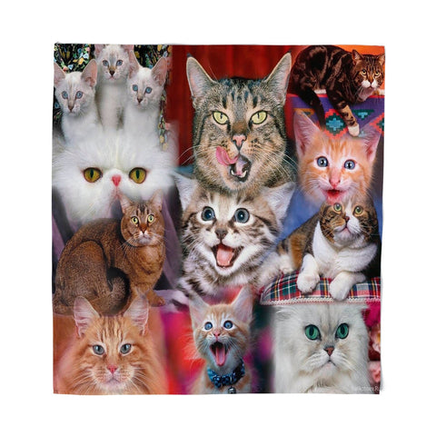 Happy Cat Collage Bandana - The Original Underground