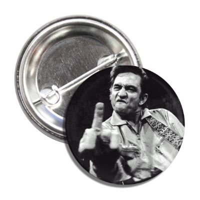 Johnny Cash Button - The Original Underground