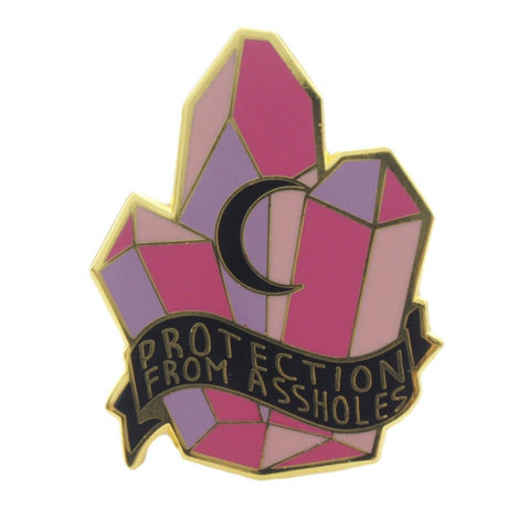 Protection From A--holes Enamel Pin - The Original Underground