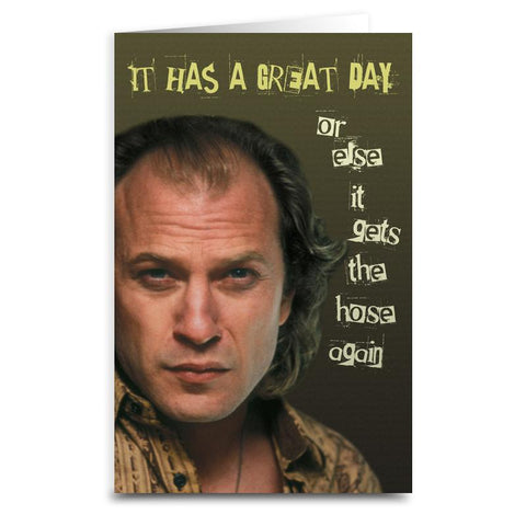Silence of the Lambs "Gets the Hose" Card - The Original Underground