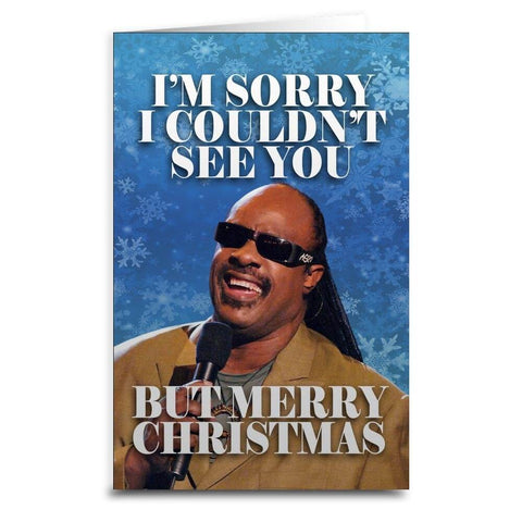 Stevie Wonder "Couldn't See You" Christmas Card - The Original Underground