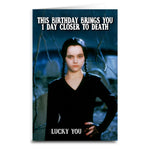 Wednesday Addams Birthday Card - The Original Underground