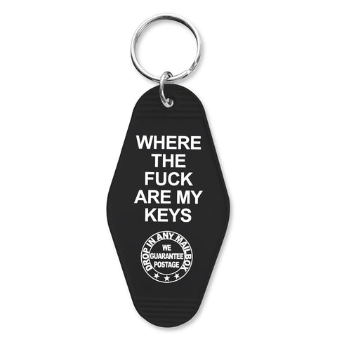 Where the F--k Are My Keys Room Keychain - The Original Underground