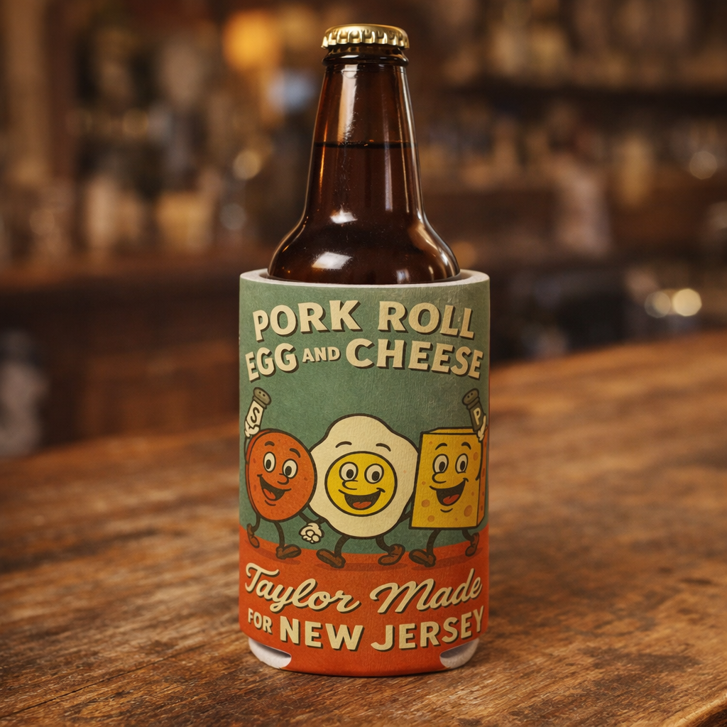 Pork Roll Egg and Cheese Taylor Made Can Cooler - The Original Underground