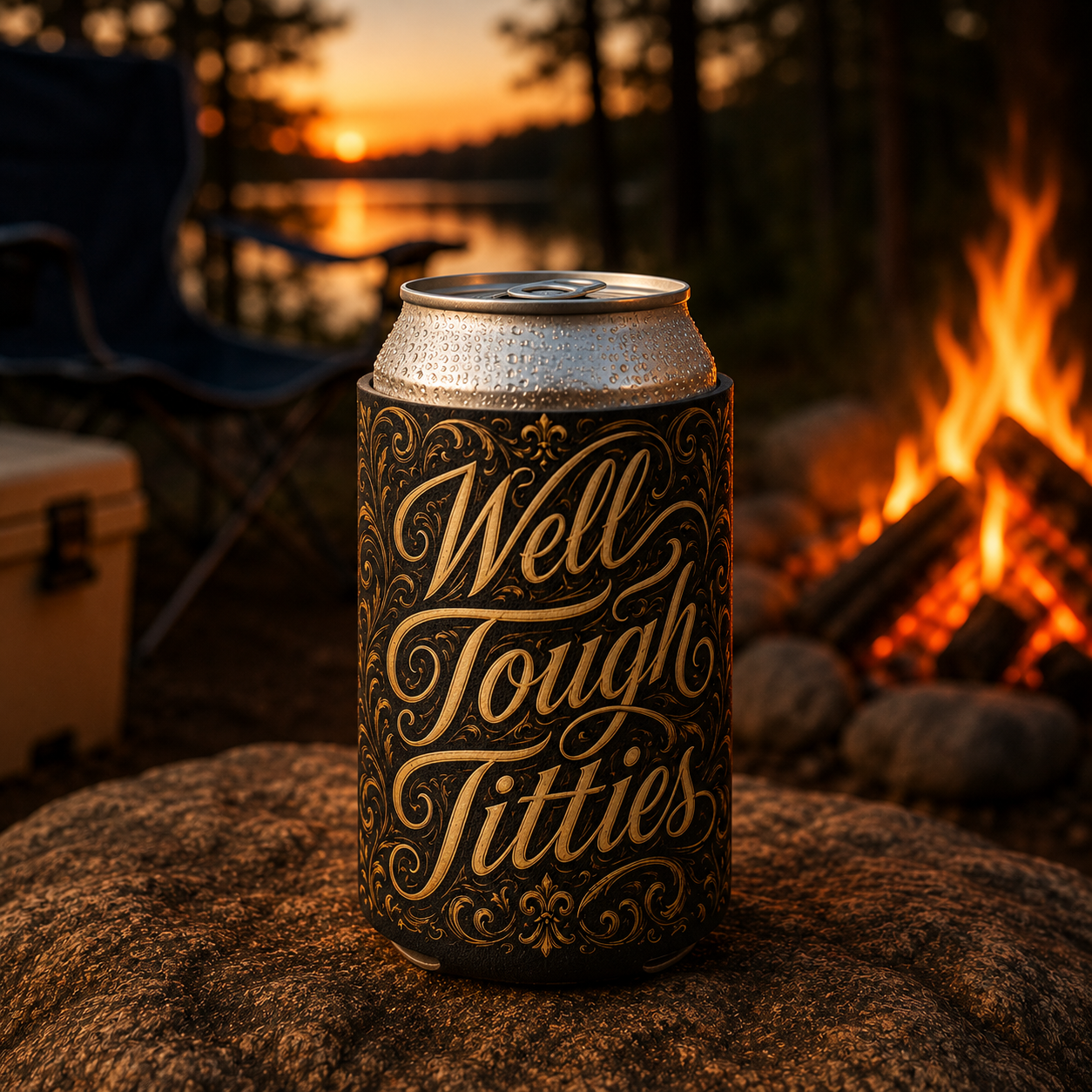 Well Tough T-tties Can Cooler - The Original Underground