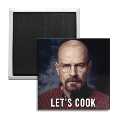 Walter White "Let's Cook" Fridge Magnet - Shady Front