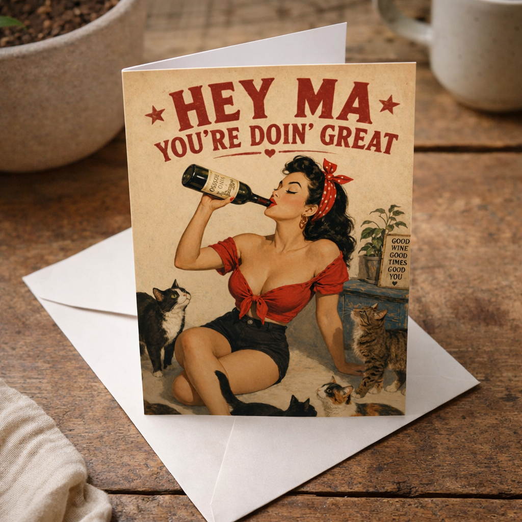 Hey Ma You're Doin Great Card - The Original Underground