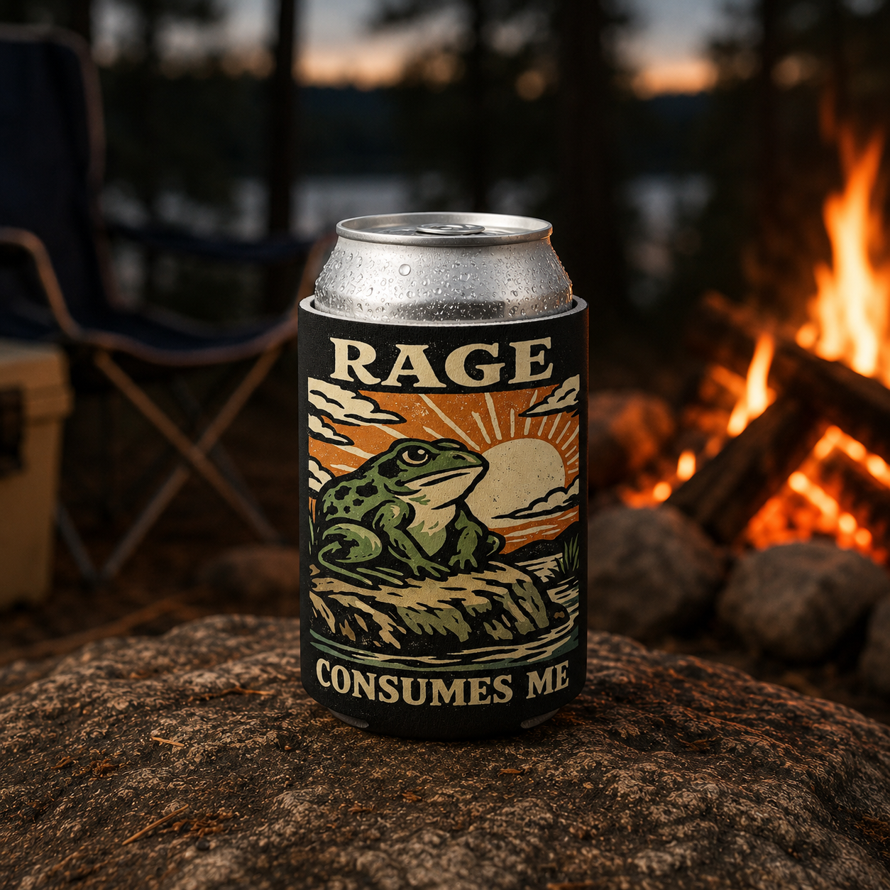 Rage Consumes Me Can Cooler - The Original Underground