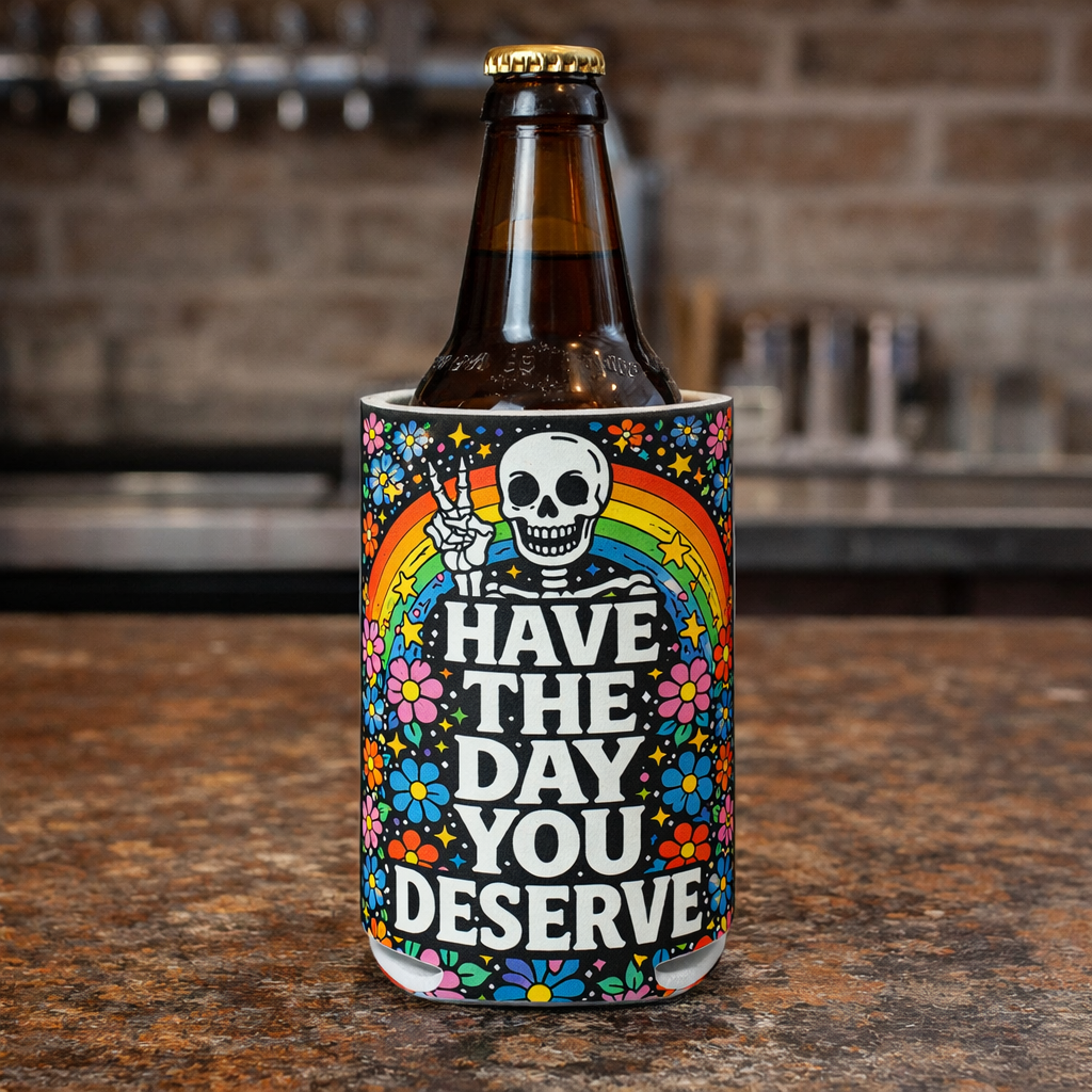Have the Day You Deserve Can Cooler - The Original Underground