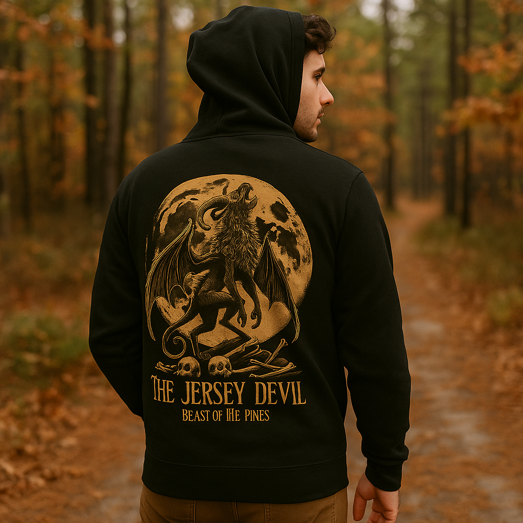 Jersey Devil Beast of the Pines Zip Up Hoodie - The Original Underground