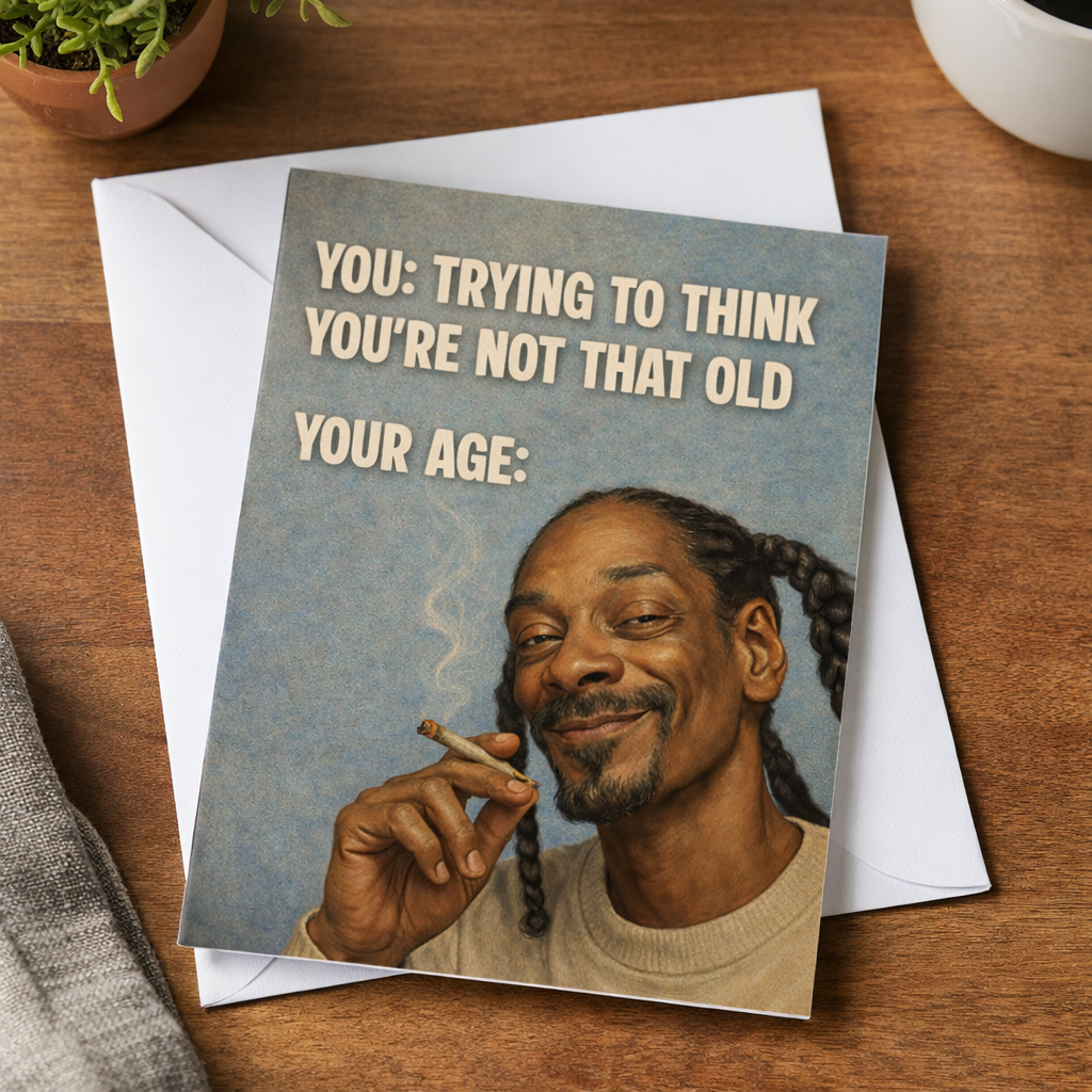 Your Age is High Greeting Card - The Original Underground