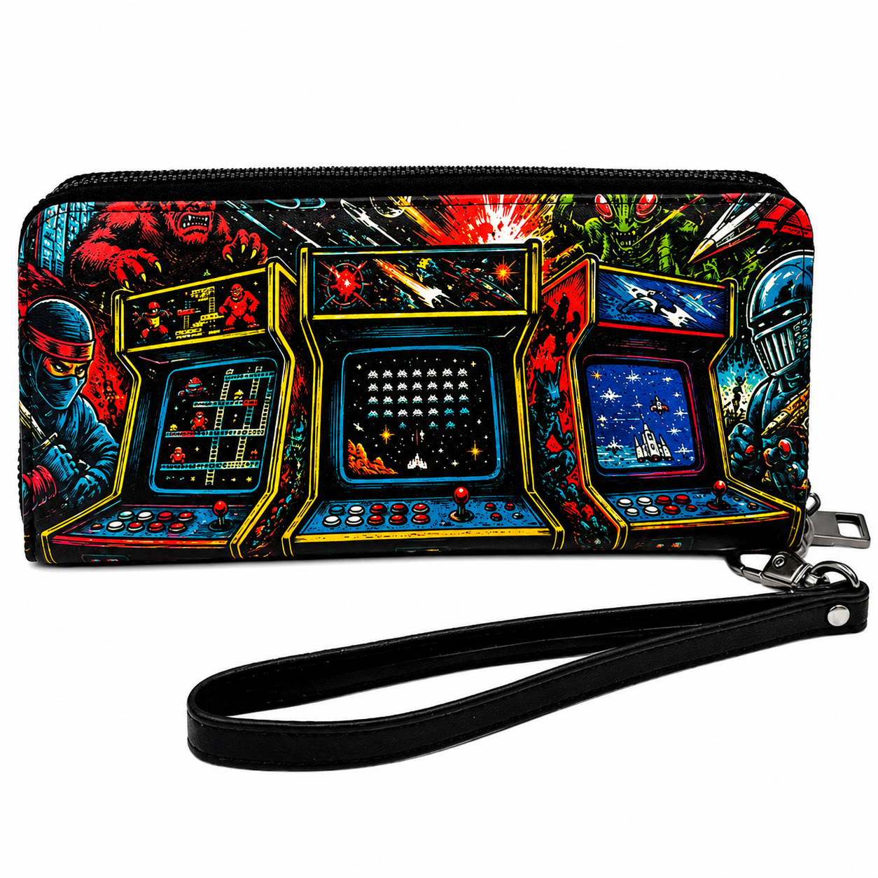 Arcade After Dark Clutch Wallet - The Original Underground