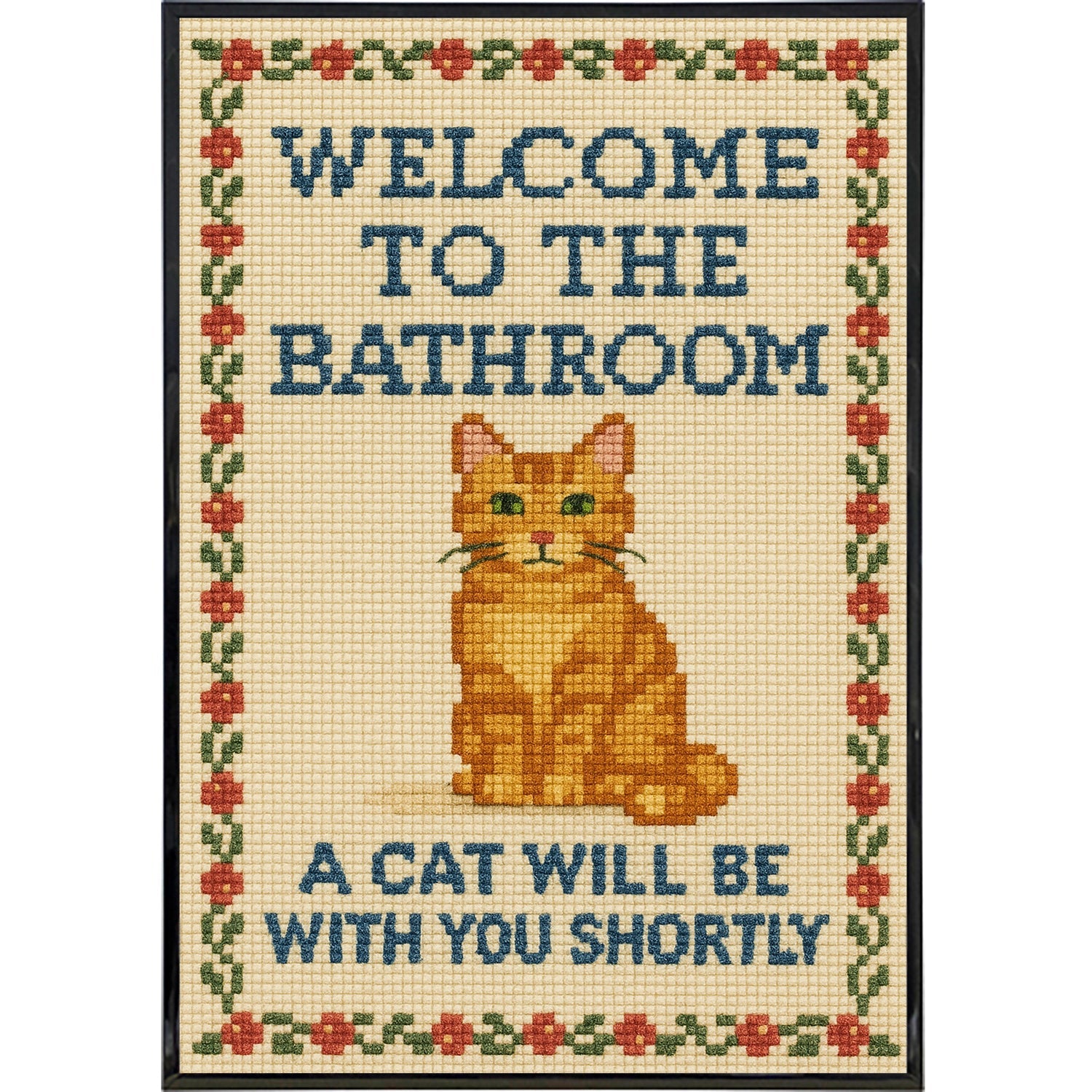 A Cat Will Be With You Shortly Poster Print - Shady Front