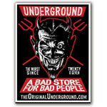 Bad Store for Bad People Sticker - The Original Underground / theoriginalunderground.com