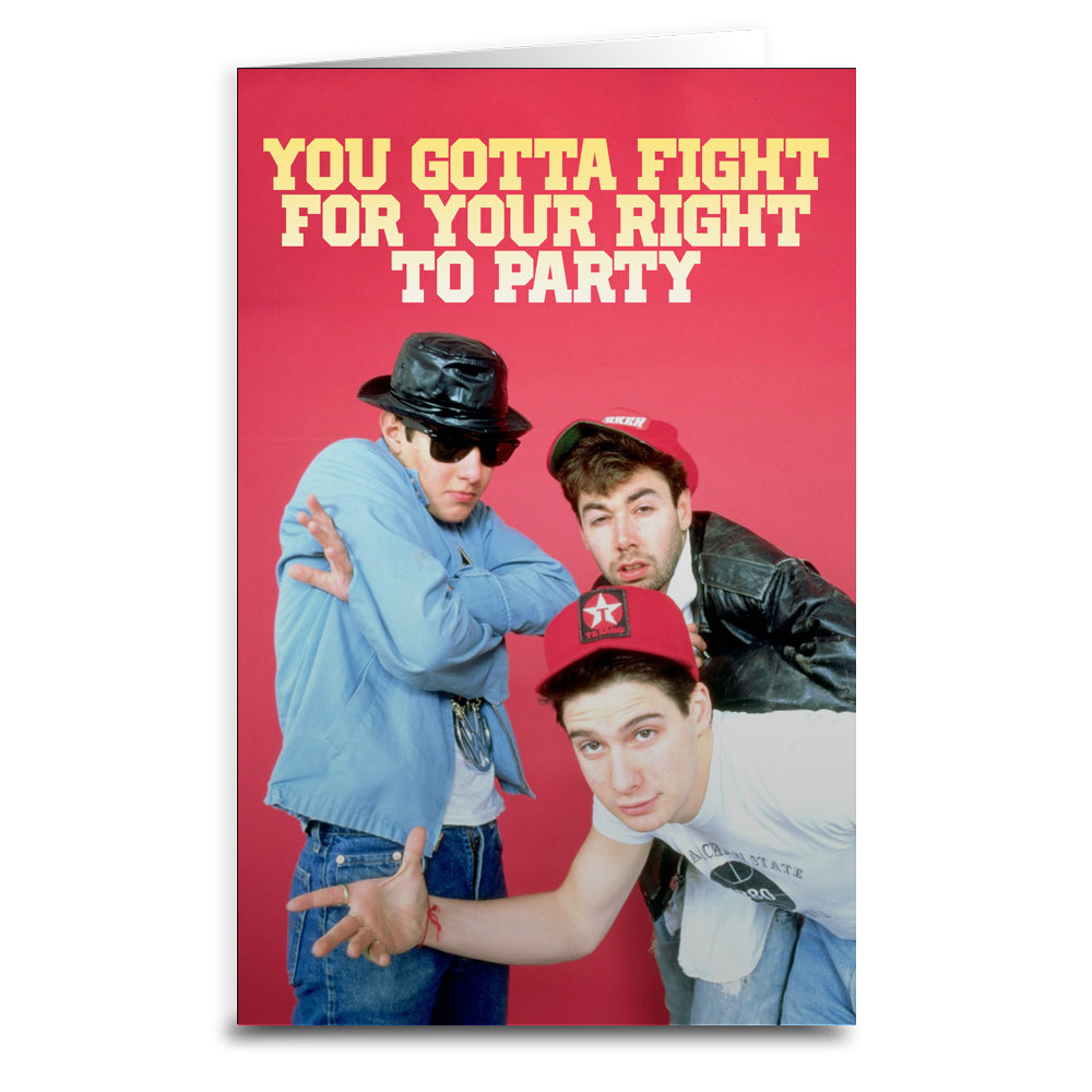 Beastie Boys "Fight for Your Right" Greeting Card - Shady Front