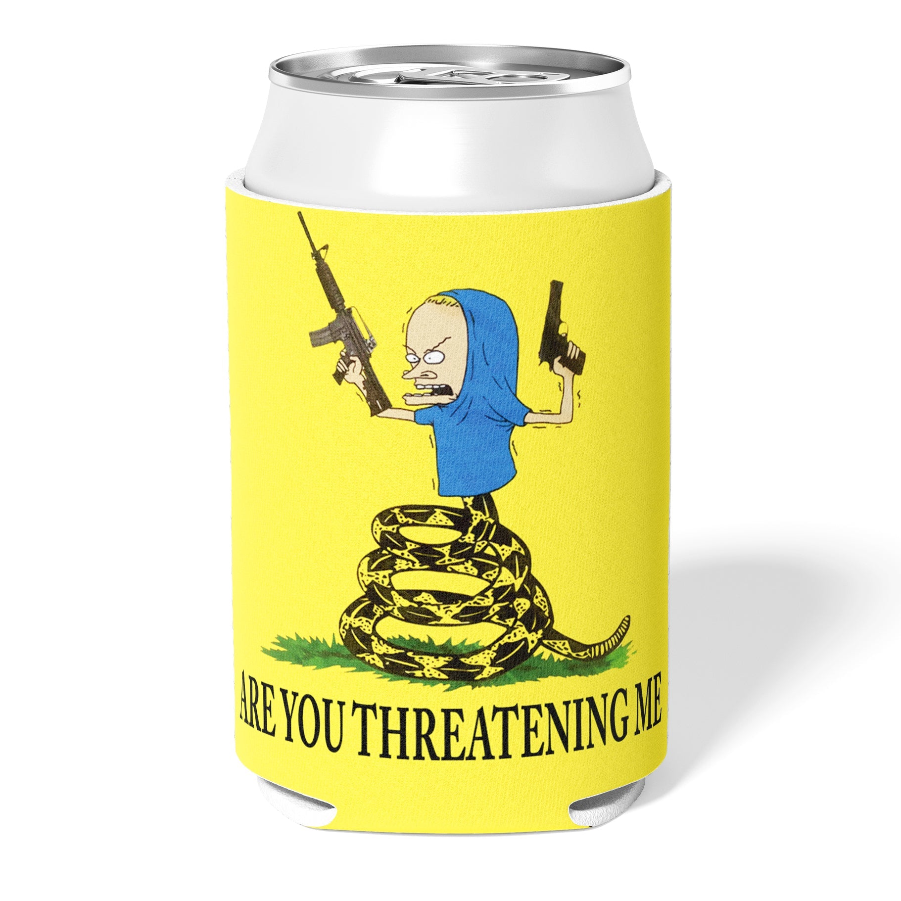 Beavis "Are You Threatening Me" Can Cooler - Shady Front