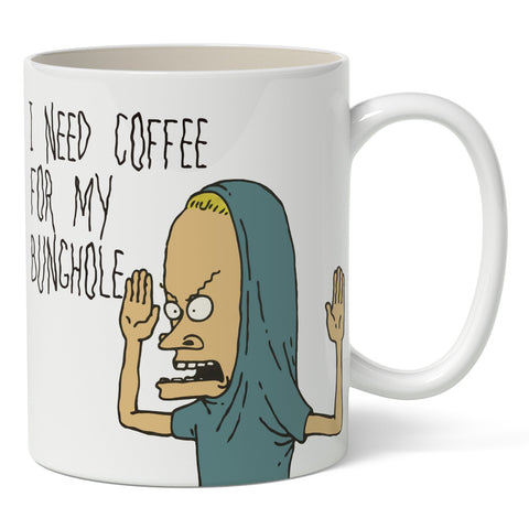 Beavis "I Need Coffee" Mug - The Original Underground / theoriginalunderground.com