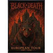 Black Death European Tour Poster Print - The Original Underground