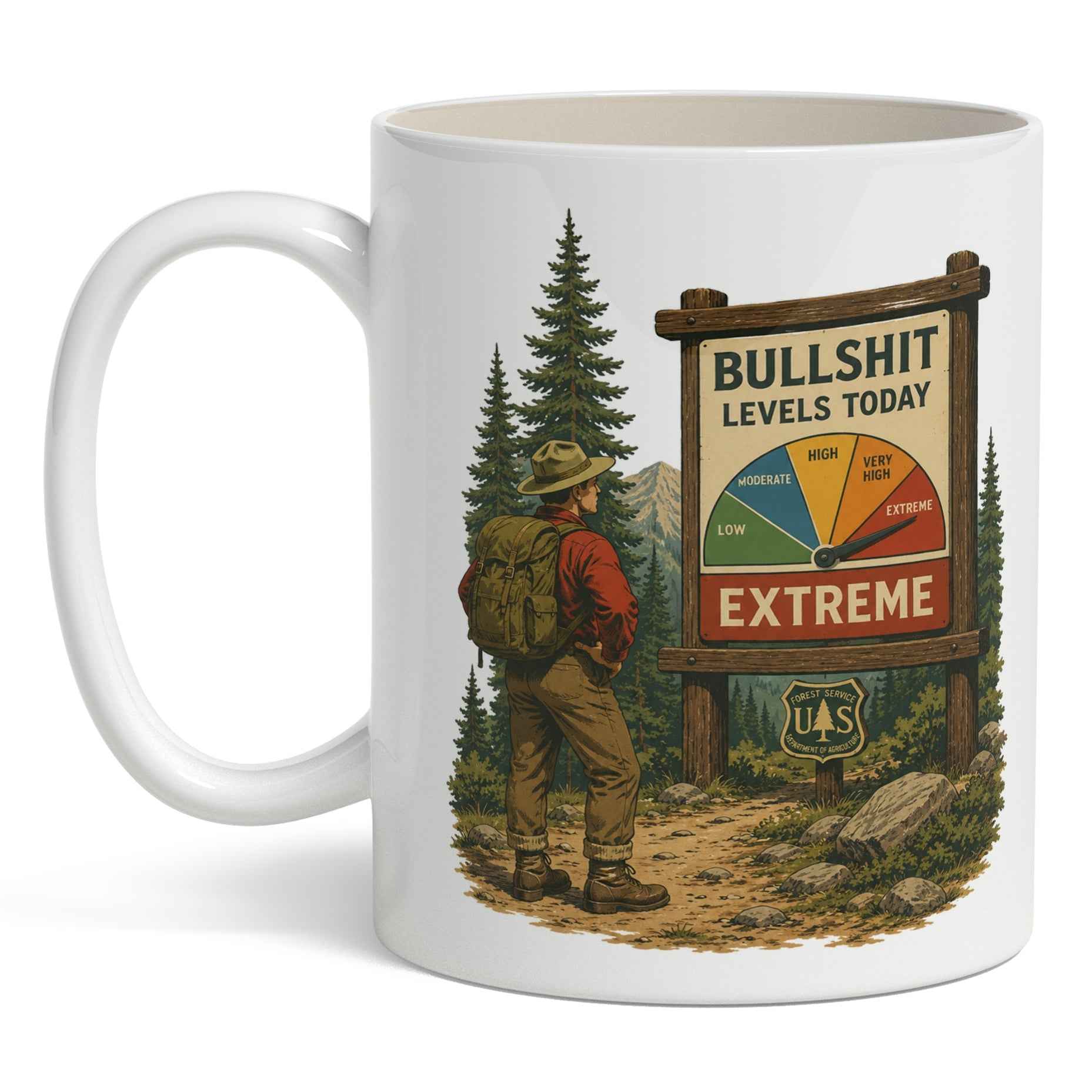Bullsh-t Levels Extreme Mug