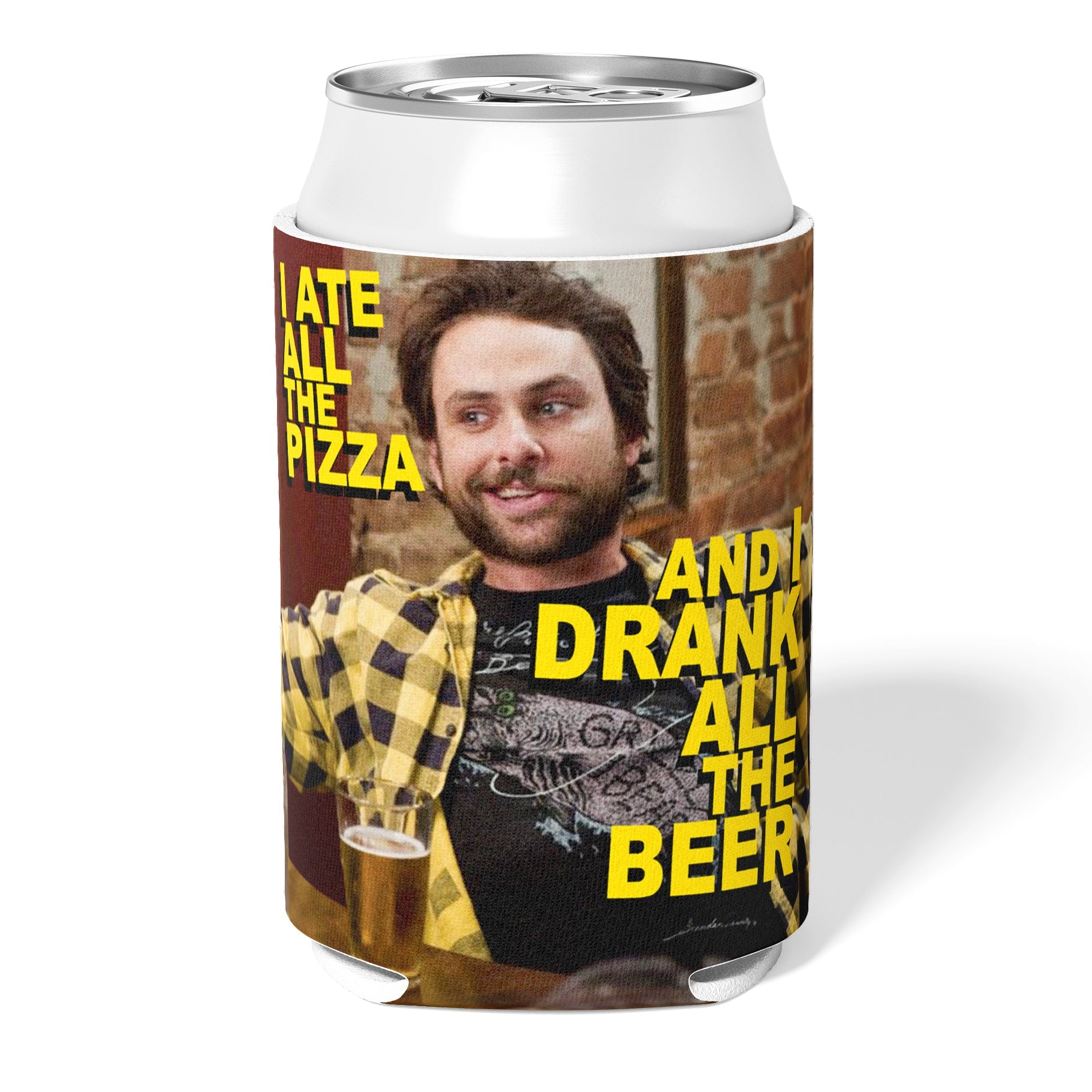 Charlie Day "Always Sunny" Can Cooler - Shady Front