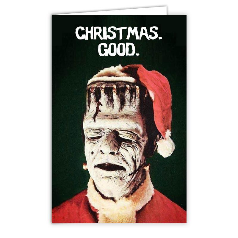 Frankenstein "Christmas Good" Greeting Card - The Original Underground
