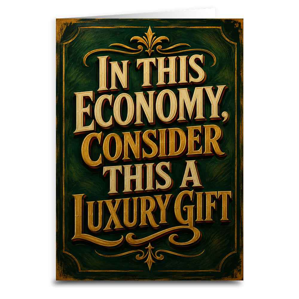 Consider this a Luxury Gift Greeting Card - The Original Underground