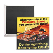 Keep Right Pass Left Fridge Magnet - The Original Underground