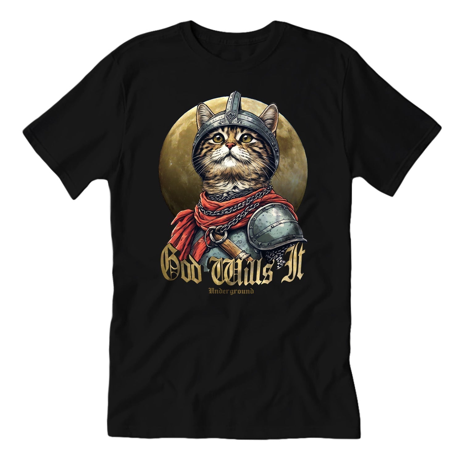 Crusader Cat T-Shirt - Shady Front