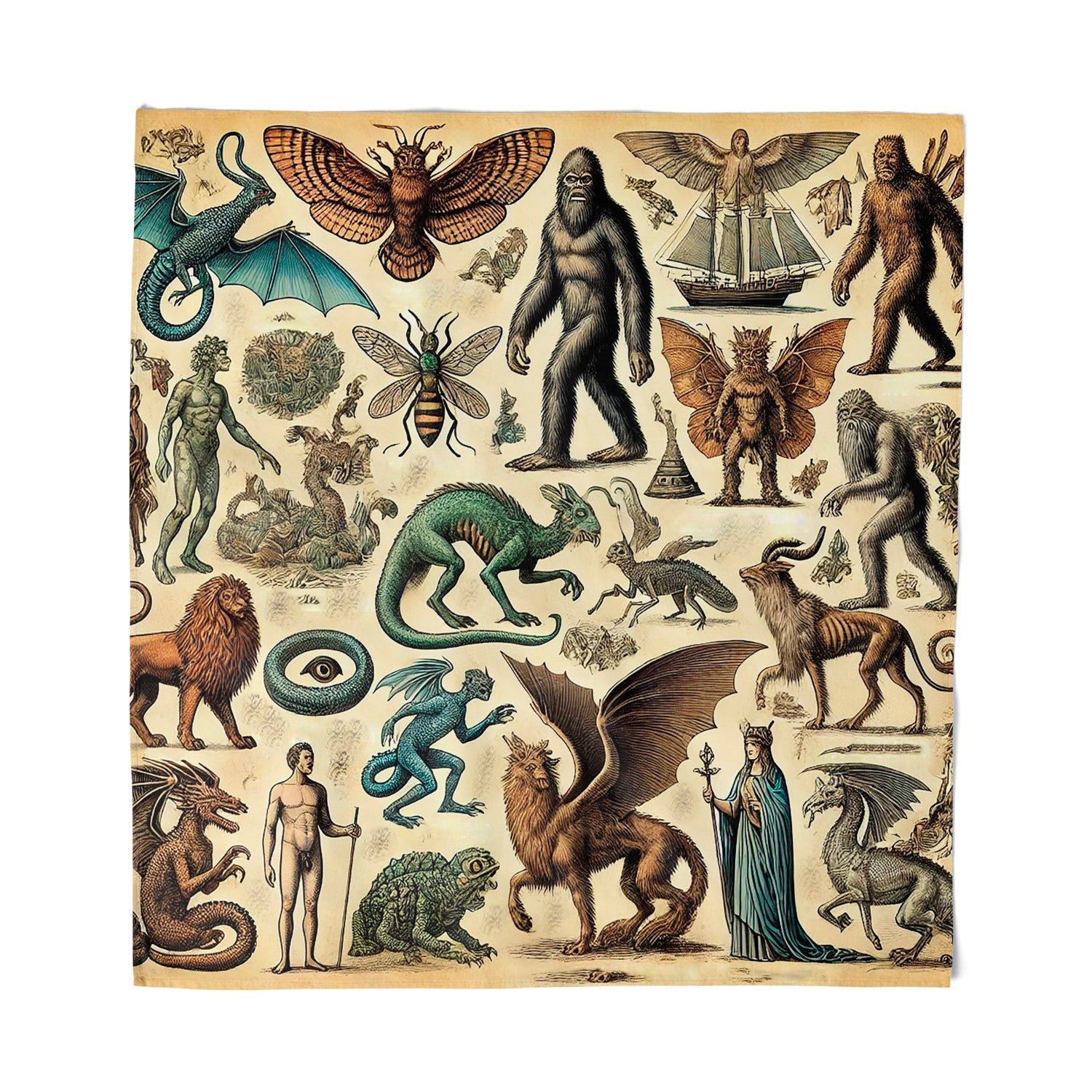 Cryptids and Mythological Creatures Bandana - Shady Front