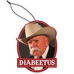 Diabeetus Wilford Brimley Air Freshener - The Original Underground / theoriginalunderground.com