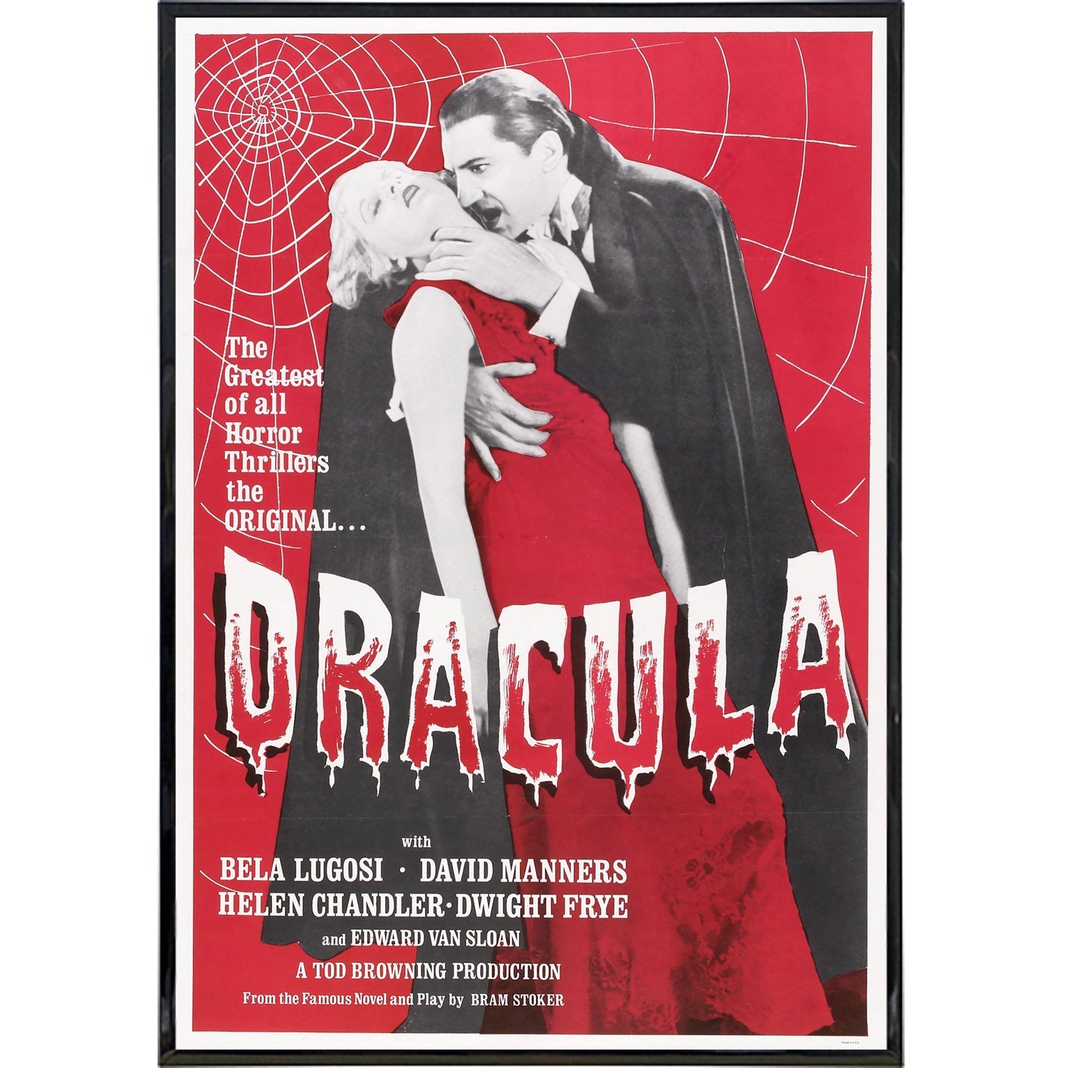 Dracula Bela Lugosi Film Print - Shady Front