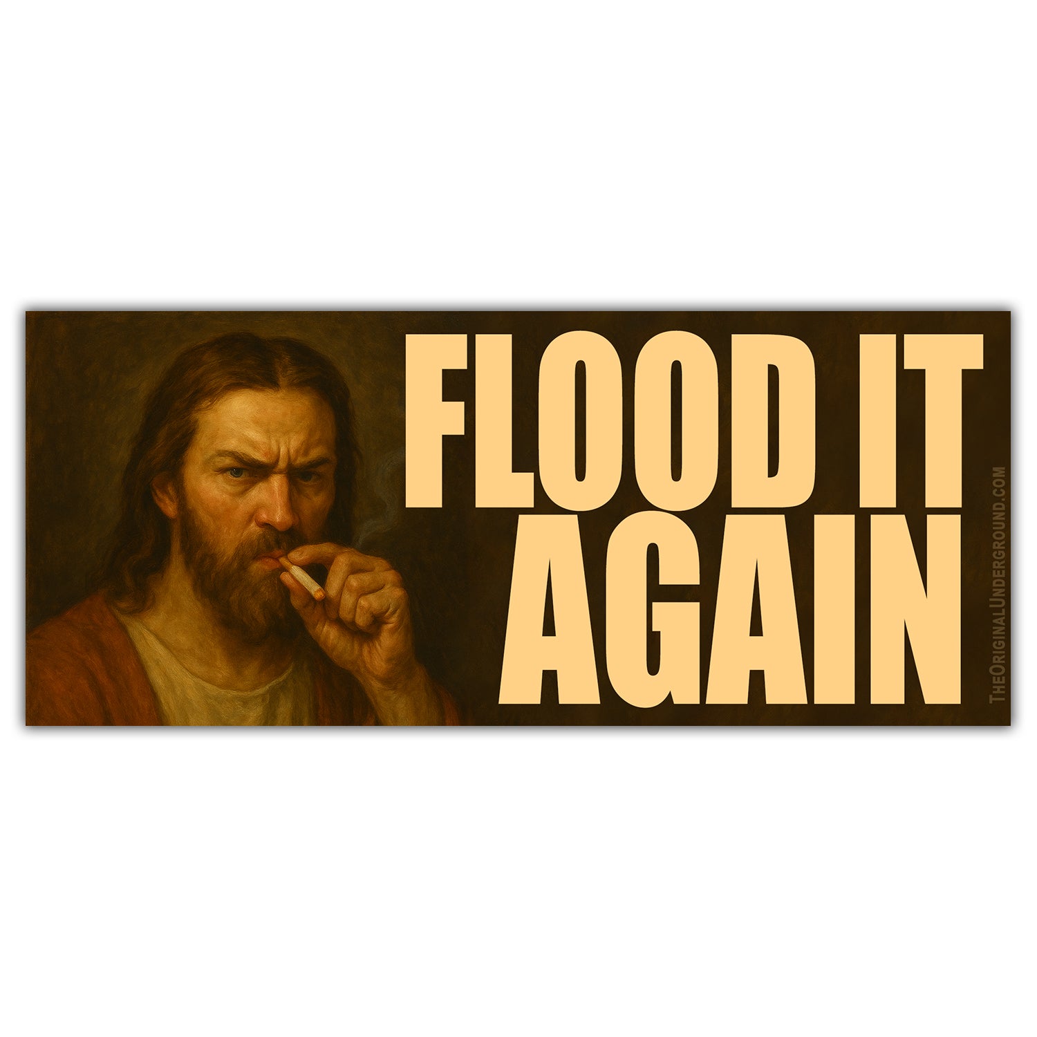 Flood It Again Car Magnet - Shady Front