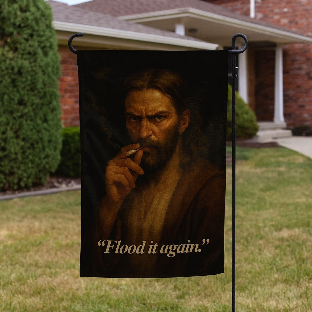 Flood It Again Garden Flag - The Original Underground