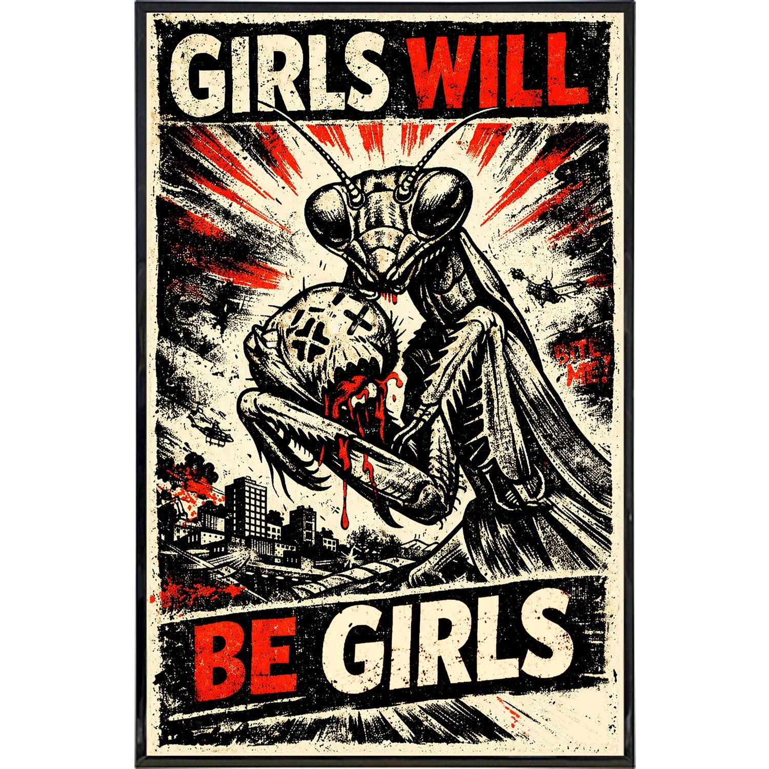 Girls Will Be Girls Print - Shady Front