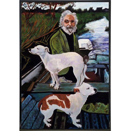 Goodfellas Dog Painting Print - Shady Front