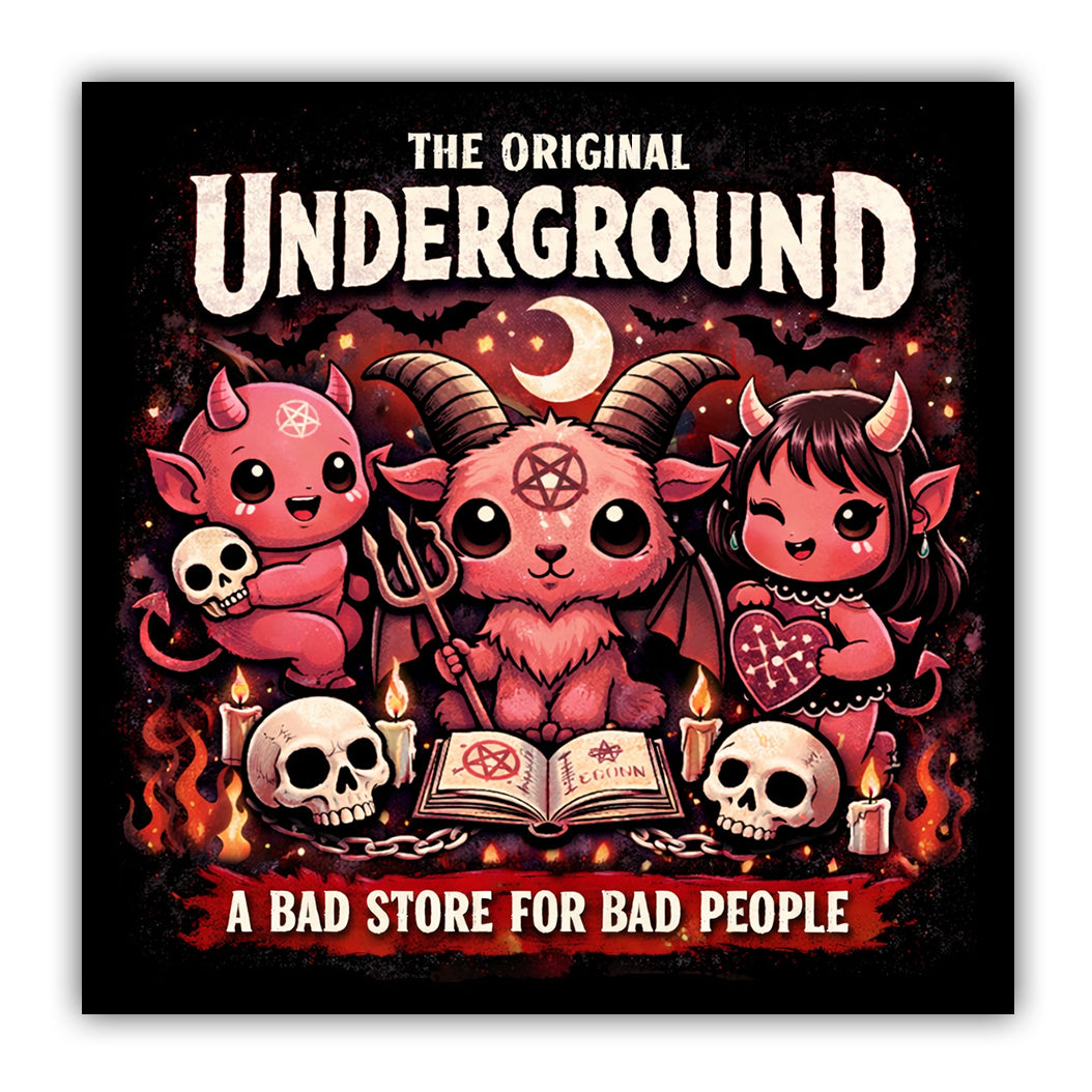Underground Work Sticker $5 Original Underground Sticker Bundle | 5-Pack Vinyl Decals – The ...