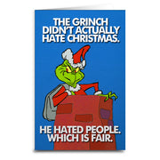 The Grinch Didn't Hate Christmas Greeting Card - The Original Underground