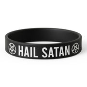 Hail Satan Silicone Wristband - The Original Underground