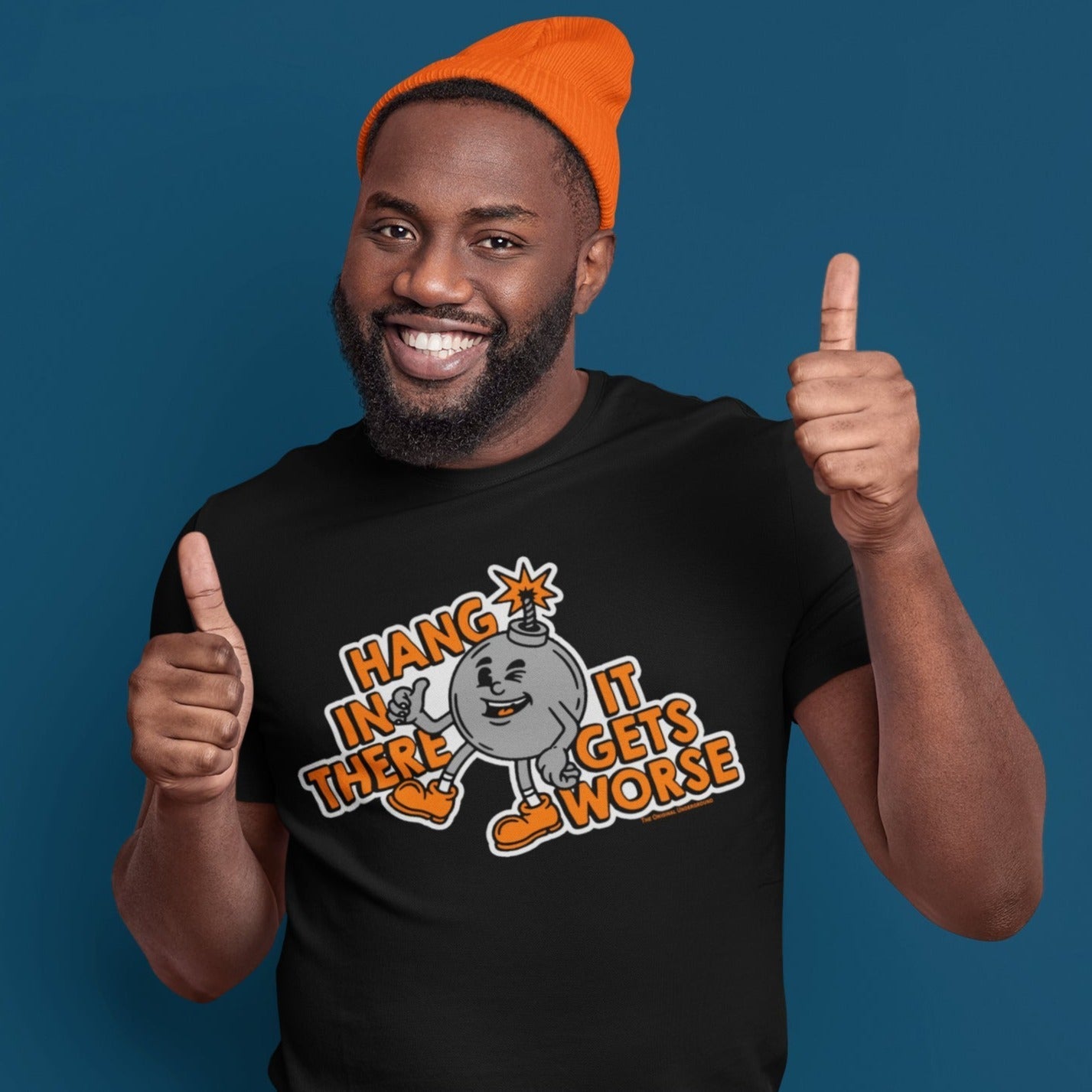 Hang In There It Gets Worse T-Shirt - Shady Front