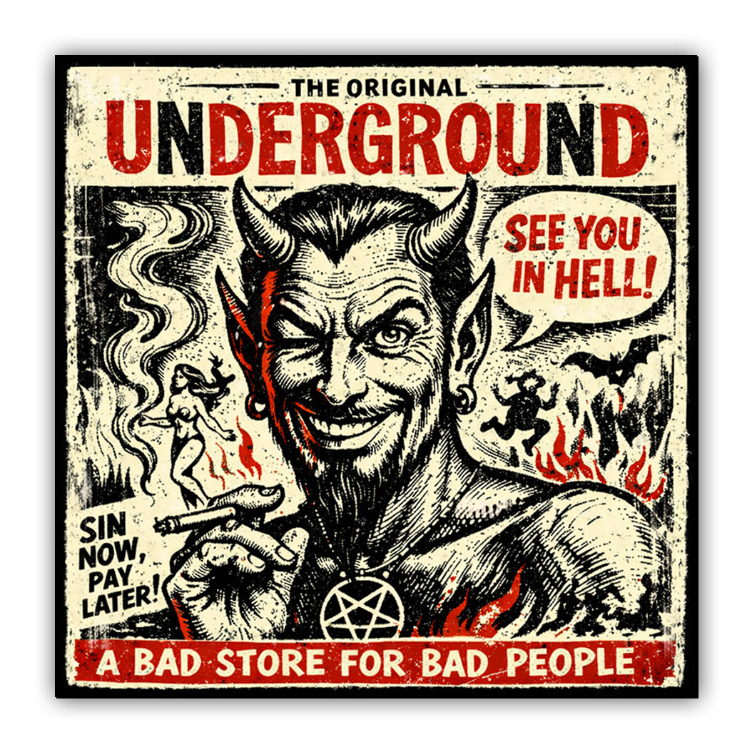 Undermanigble Sticker $5 Original Underground Sticker Bundle | 5-Pack Vinyl Decals – The ...