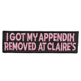 I Got My Appendix Removed at Claire's Patch - The Original Underground / theoriginalunderground.com