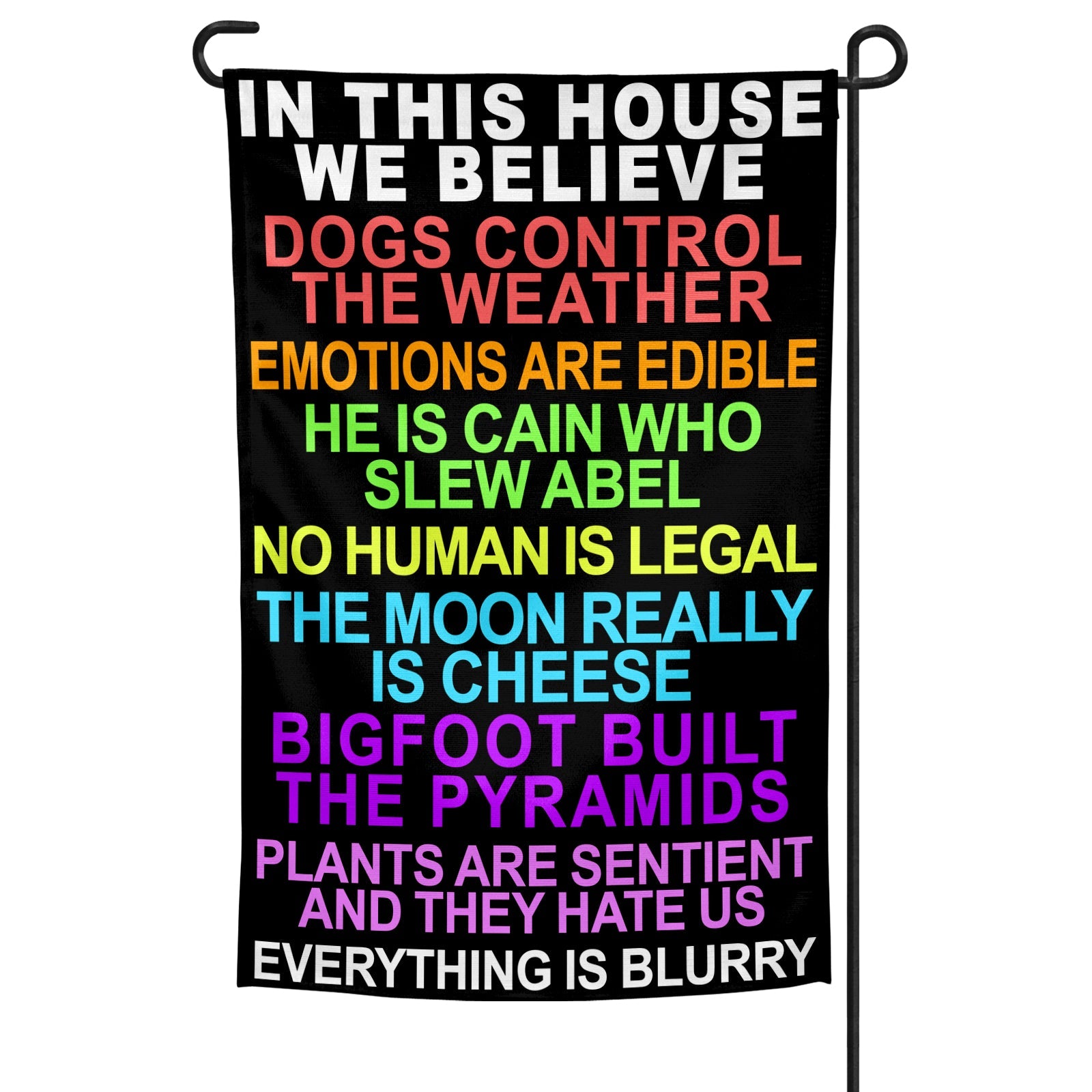 In This House We Believe Garden Flag - The Original Underground