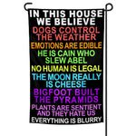 In This House We Believe Garden Flag - The Original Underground / theoriginalunderground.com