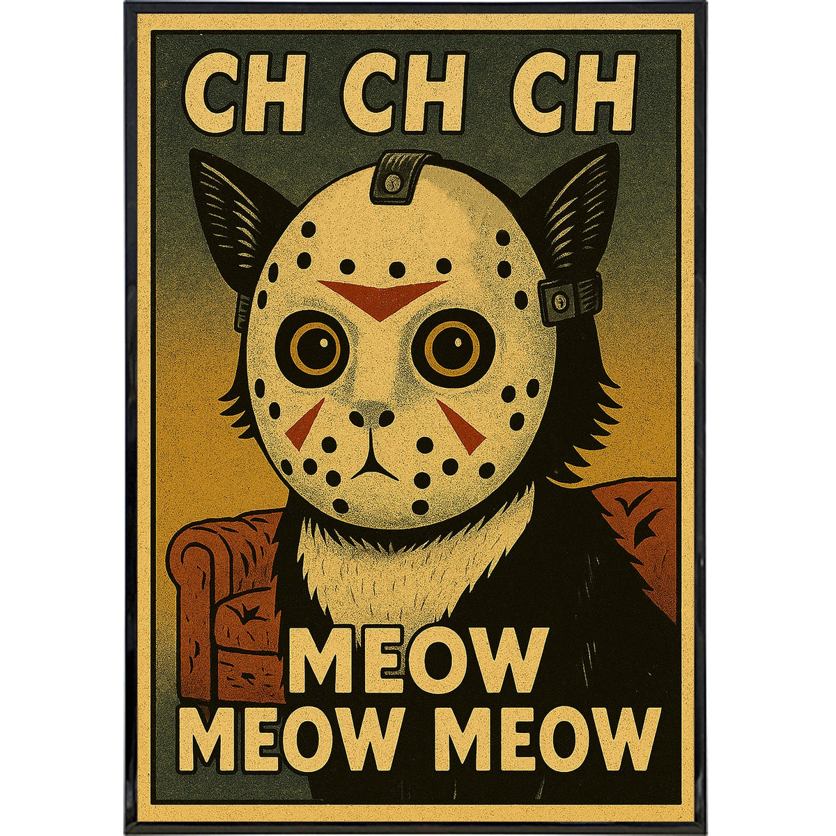 Jason the Cat Friday the Thirteenth Original Poster Print – The ...