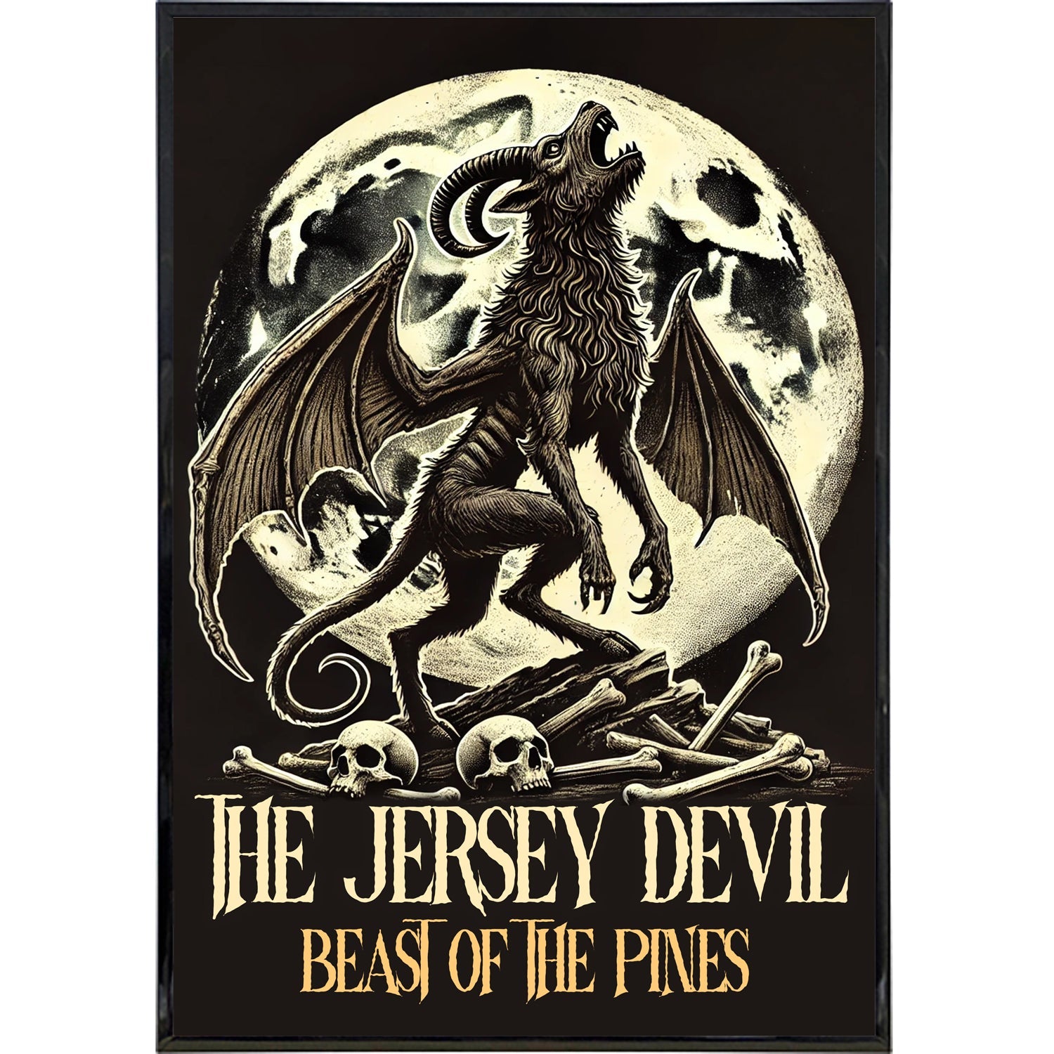 Jersey Devil Beast of the Pines Poster Print - The Original Underground